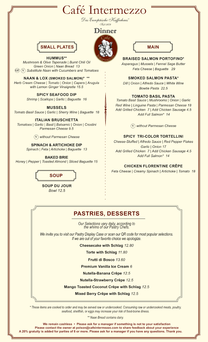Café Intermezzo - Nashville Menu - Image 4