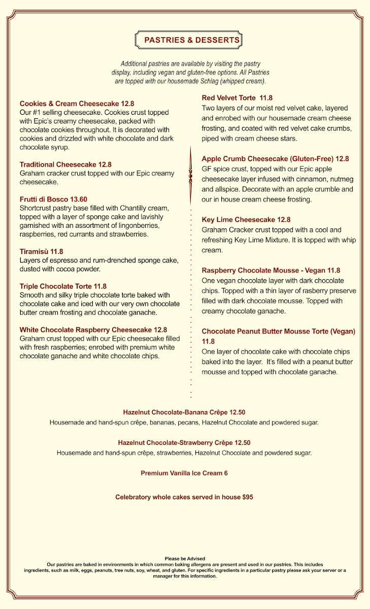 Café Intermezzo - Nashville Menu - Image 6